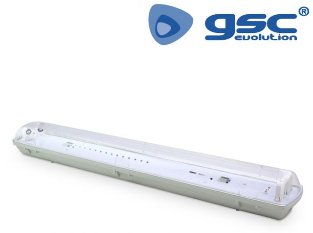 Pantalla estanca 150cm (2x58) per tub LED