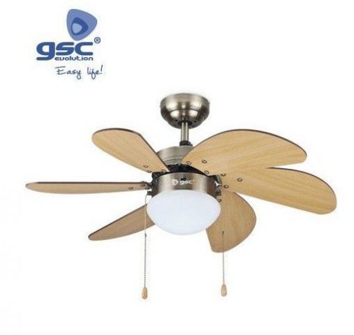 Ventilador Sostre Mucari 3 pales fusta + coman DC