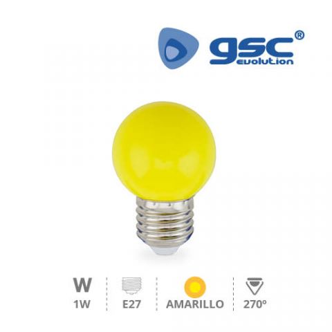 Bombeta esférica LED 1 w E-27 GROGA