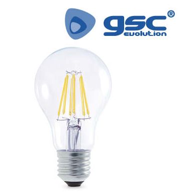 Bombeta Estandard LED FILAMENT transparent 4w 3000