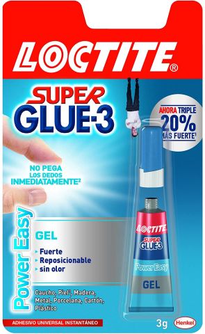 Super Glue-3 3grs. Power Gel